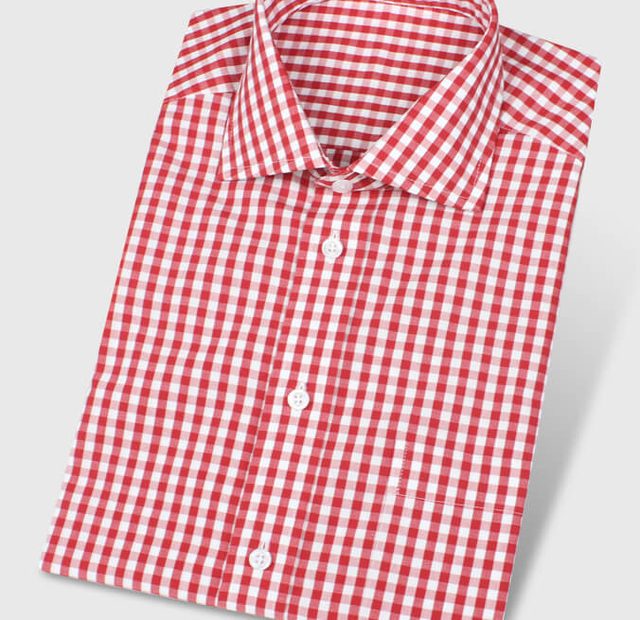 Informal Red Checks Shirt – Template image
