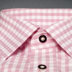 Trachtenhemd Karo Rosa – Vorschau 2