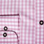 Trachtenhemd Karo Rosa – Vorschau 3