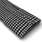 Vichy checkered black traditional shirt – Preview 2