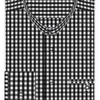 Vichy checkered black traditional shirt – Preview 1