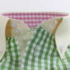 Grün-kariertes Hemd in buntem Design – Vorschau 7