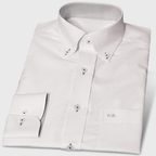 Freizeit Hemd aus weißem Oxford – Vorschau 1