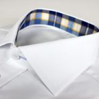 White Tailormade Shirt Ofxord with Red Design Elements – Preview 6