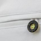 Trachtenhemd weiß mit grünem Karo – Vorschau 3