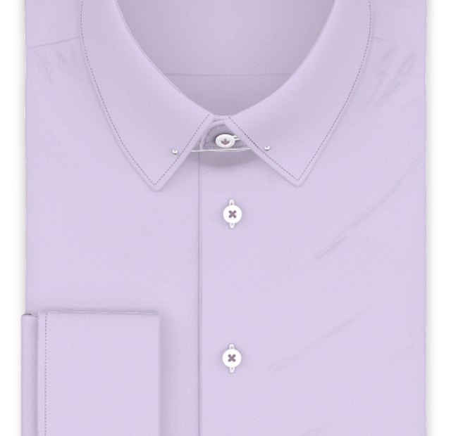 Oxford Flieder Festliches Hemd – Vorlagenbild
