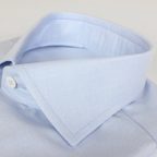 Shark Collar Shirt in Oxford Light Blue – Preview 2