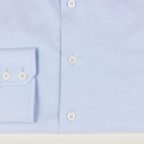 Shark Collar Shirt in Oxford Light Blue – Preview 5