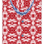 Popeline Hawaii Rot Freizeithemd – Vorschau 1