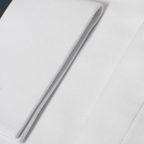 Fine Herringbone Shirt White – Preview 2