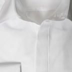 Fine Herringbone Shirt White – Preview 4