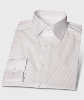 Dezente weiße Zündholzstreifen