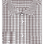 Vichy Braun Pepita Freizeithemd – Vorschau 1