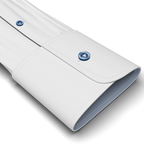 Popeline Weiß bügelfrei Freizeithemd – Vorschau 2