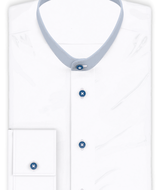 Popeline Weiß bügelfrei Freizeithemd