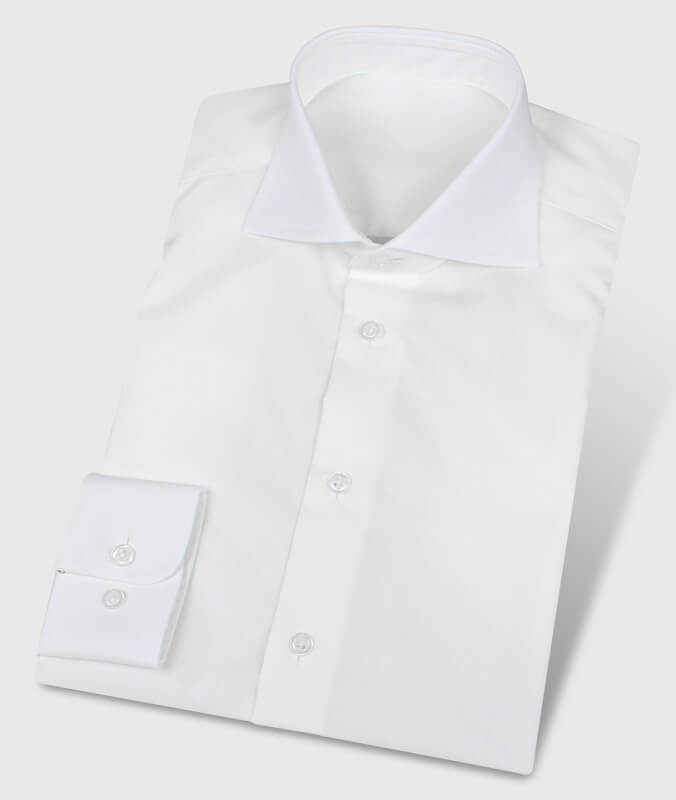 White Popelin Shirt Wrinkle Free