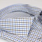 Checkered Casual Shirt with Shark Collar – Preview 4