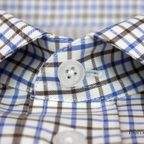 Checkered Casual Shirt with Shark Collar – Preview 8