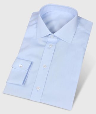 Wrinkle-Free Business Style Shirt Lightblue