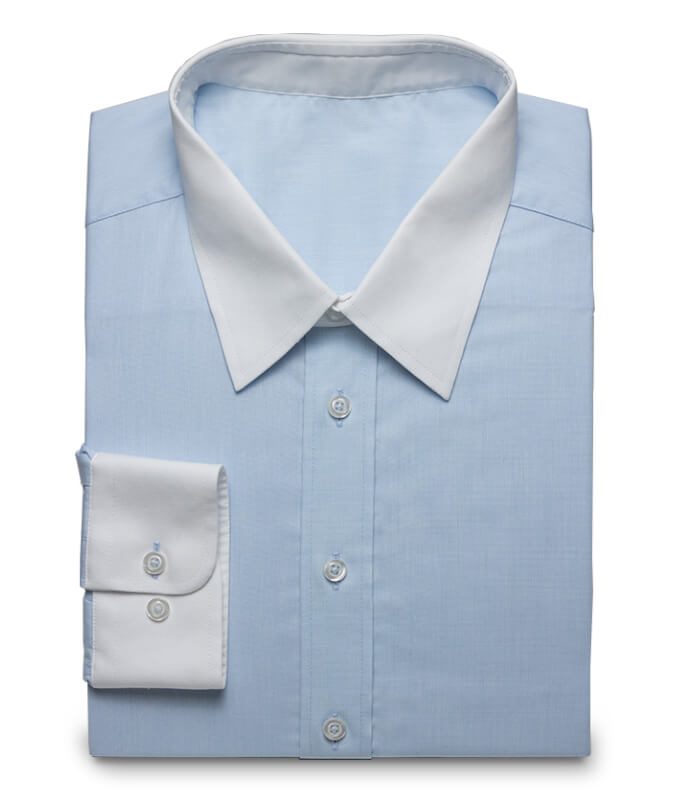  Classic shirt in elegant light blue