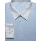 Classic shirt in elegant light blue – Preview 1
