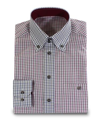 Trendy Casual Shirt with Two-Button Collar