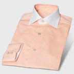 Colored Business Shirt Royal Oxford Apricot – Preview 1
