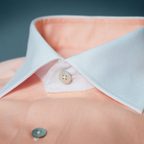 Colored Business Shirt Royal Oxford Apricot – Preview 2