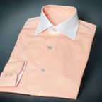 Colored Business Shirt Royal Oxford Apricot – Preview 6
