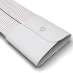 Popeline Dunkelrot liniert Businesshemd – Vorschau 2