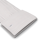 Popeline Dunkelrot liniert Festliches Hemd – Vorschau 2