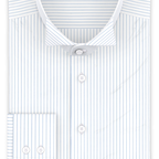 Poplin light blue lined formal shirt – Preview 1