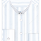 Poplin light blue lined casual shirt – Preview 1