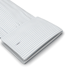 Poplin light blue lined formal shirt – Preview 2