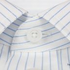 Businesshemd Streifenoptik weiß blau liniert – Vorschau 5