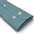 Petrol Bauernkaro Freizeithemd – Vorschau 2