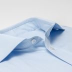 Kleinkariertes Business-Hemd in pastelligem blau – Vorschau 4