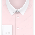 Rosa kleinkariert Festliches Hemd – Vorschau 1