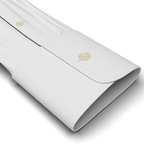 Twill off-white shirt for formal occasions and weddings wing collar – Preview 2