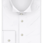 Twill off-white shirt for formal occasions and weddings wing collar – Preview 1