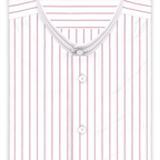 Poplin red double stripe casual shirt – Preview 1