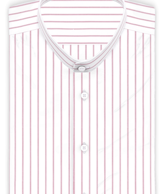 Popeline Rot Doppelstreifen Freizeithemd