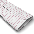 Poplin red double stripe formal shirt – Preview 2