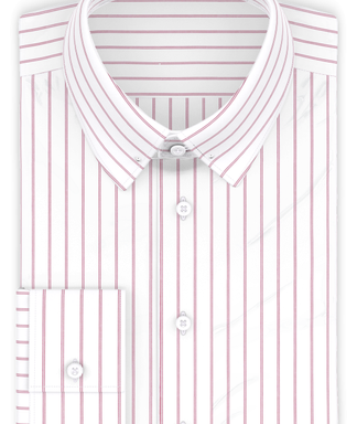 Popeline Rot Doppelstreifen Festliches Hemd