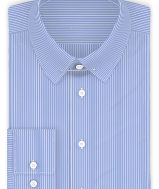 Blau Weiß gestreift Festliches Hemd