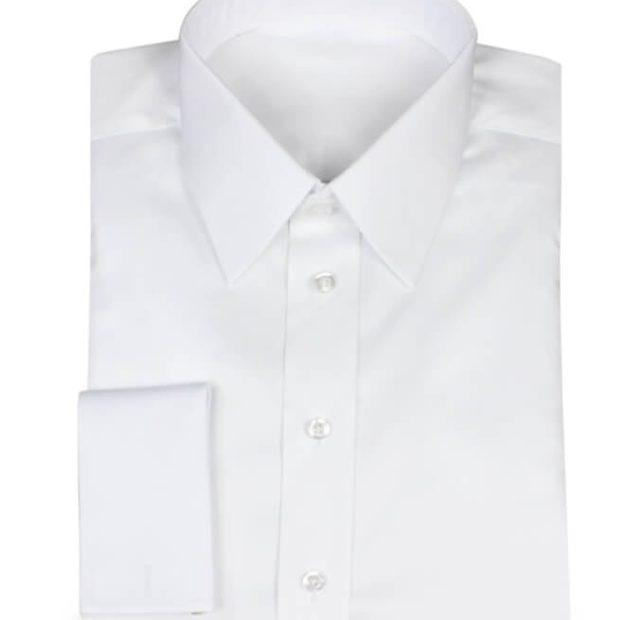 Elegant Custom Made Shirt with Button-Under-Collar und French Cuss – Template image