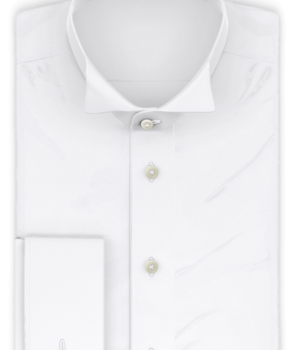 Halbzwirn Stretch Weiß Orchesterhemd Musiker Chorhemd