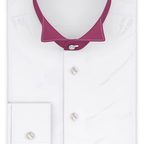 Half-twist stretch white formal shirt design – Preview 1