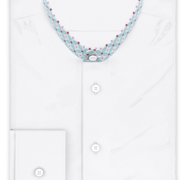 Half-twist stretch white casual shirt – Template image