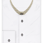 Half-twist stretch white traditional shirt – Preview 1